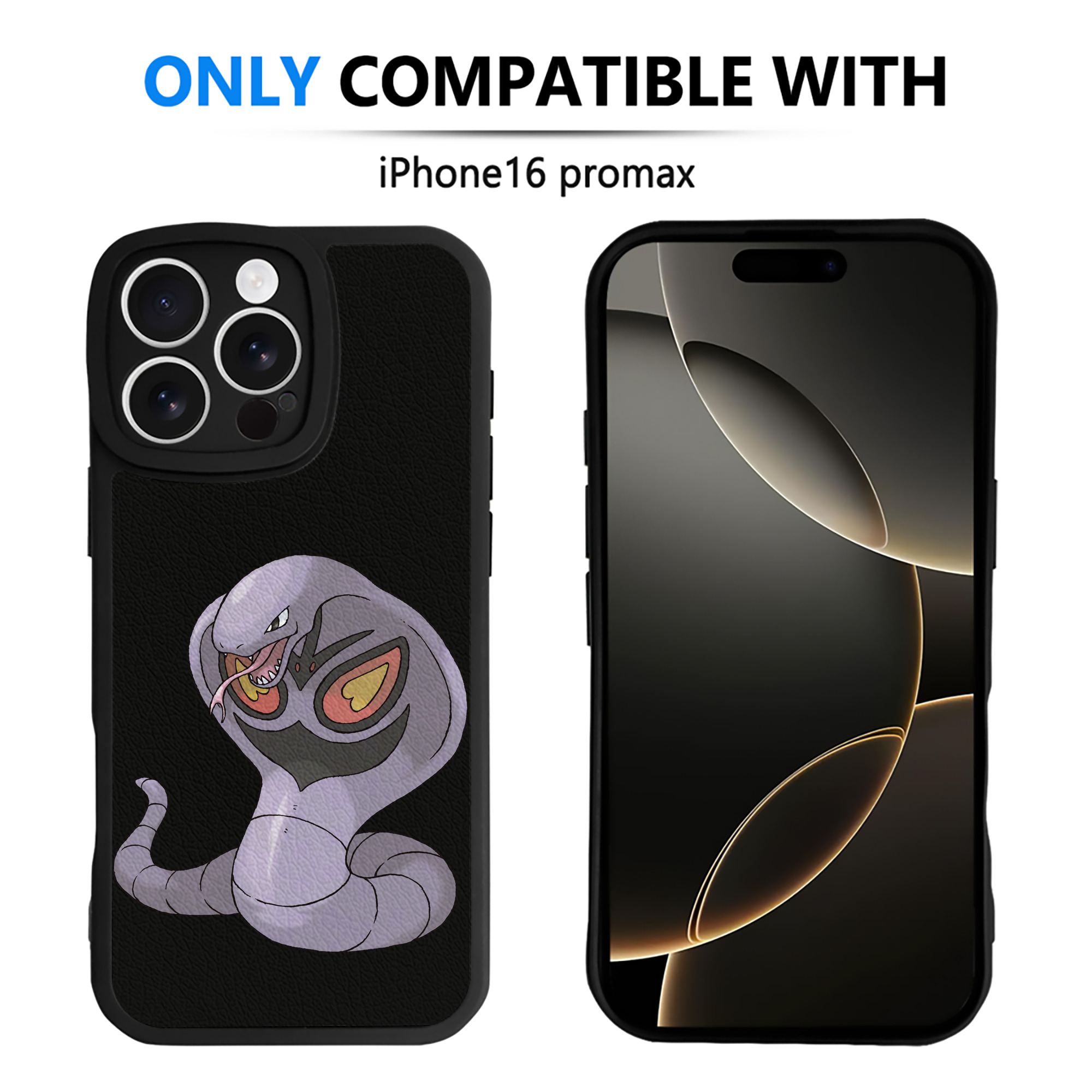 （画像用） ポケットモンスター Pokémon 【iPhone 16シリーズ対応】シリコンスマホケース（レザー調） 材質：シリコン